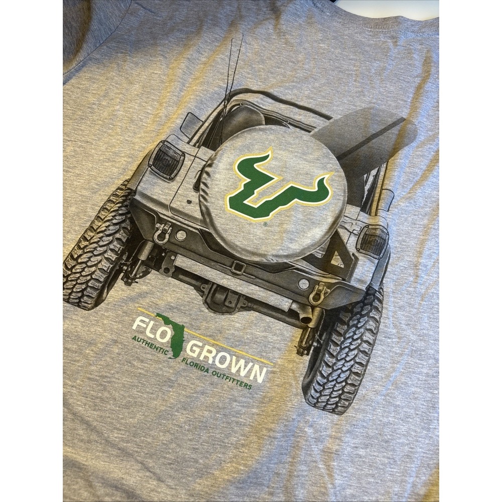 Flo Grown T-Shirt Authentic Florida Lifestyle University South Florida Men's XXL